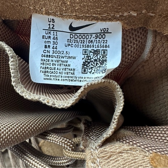 Nike suede long combat men’s boots - Picture 3 of 9